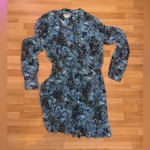 Zadig & Voltaire Blue Floral Patterned Blouse